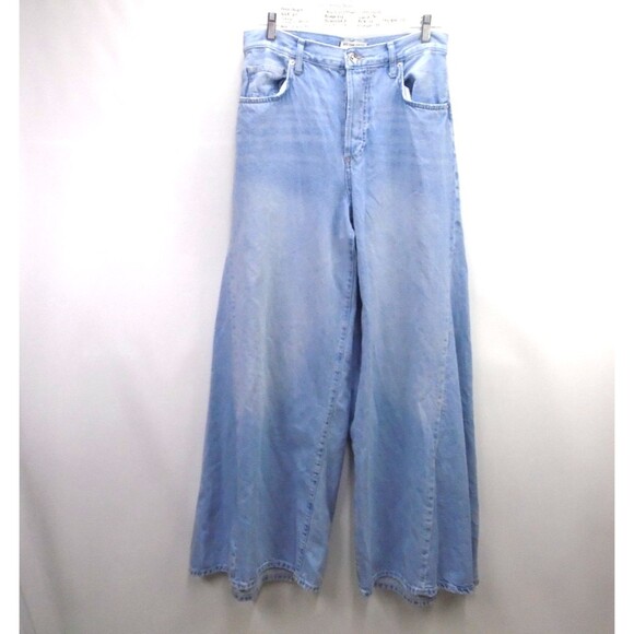 Free People Denim - Free People We The Free CRVY Libre Ultra-wide Leg Bell Jeans High Rise Size 27